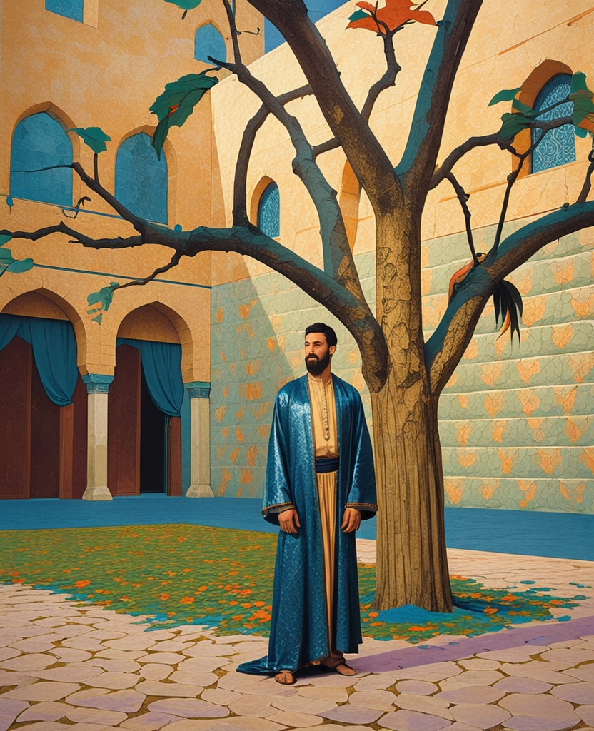 But my gaze happened to fall momentarily on the walls of the harem near an ordin