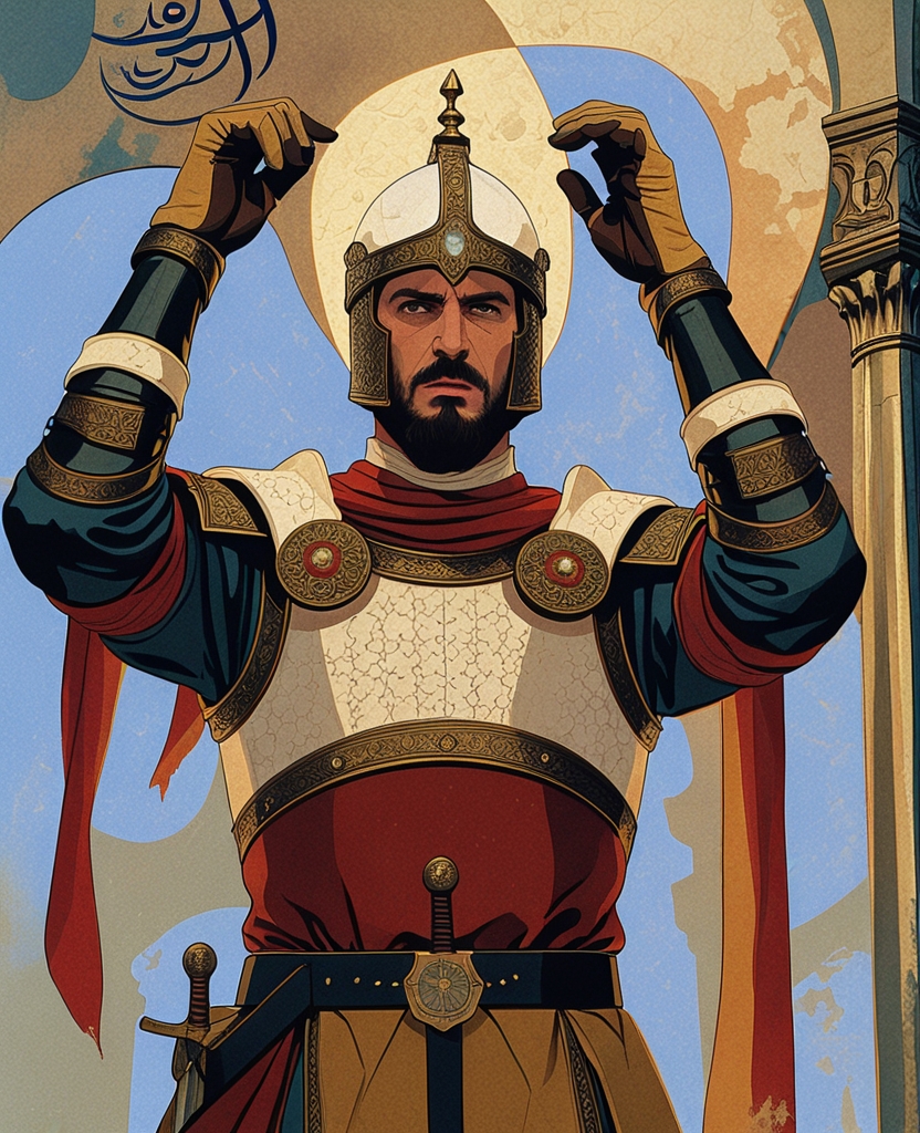 As I was putting on my vambraces, gloves, the camel hair sword belt and finally the gold-worked helmet that I wore for ceremonies, I proudly declared that henceforth battle scenes would never again be depicted as they’d been in days of old.