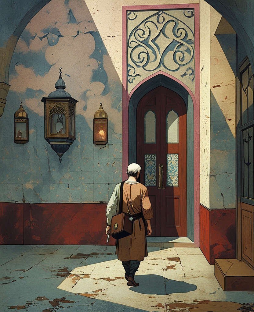 We recalled the wailing, which could be heard throughout the entire atelier, of the scrawny apprentice who walked toward the door, satchel in hand, having been sent back home because the intensity of the work caused one of his eyes to wander.