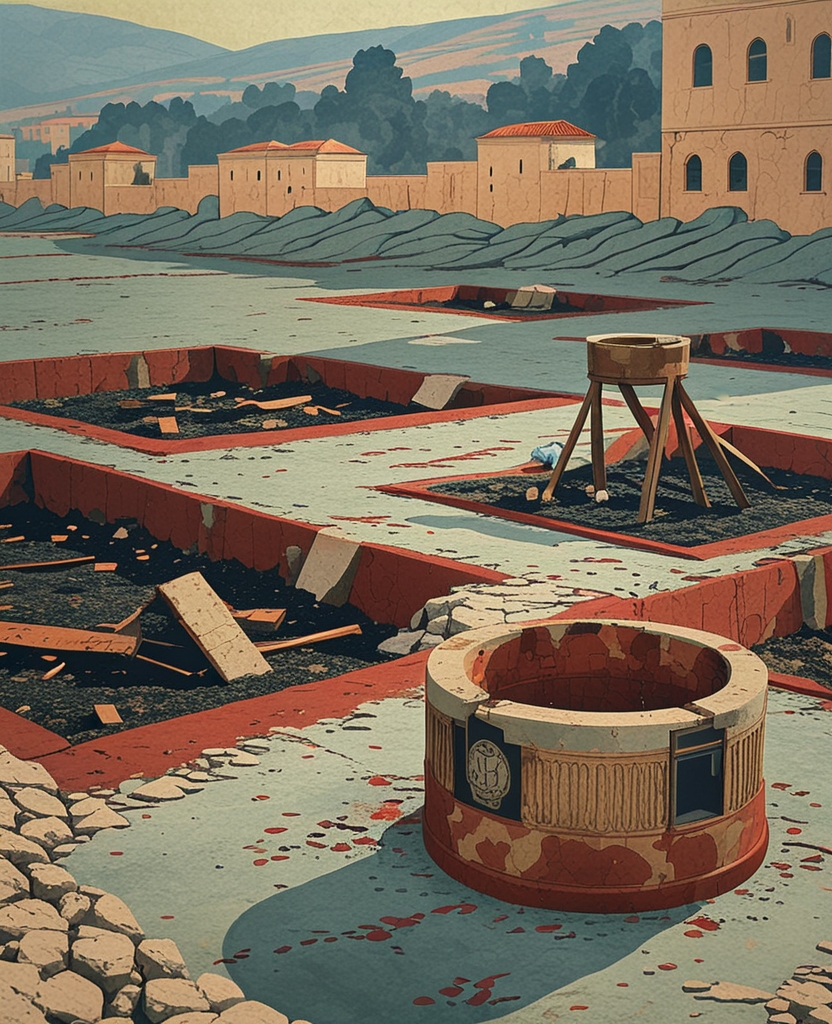 But God provided me with an empty lot ravaged by fire, and nearby, a dry well.