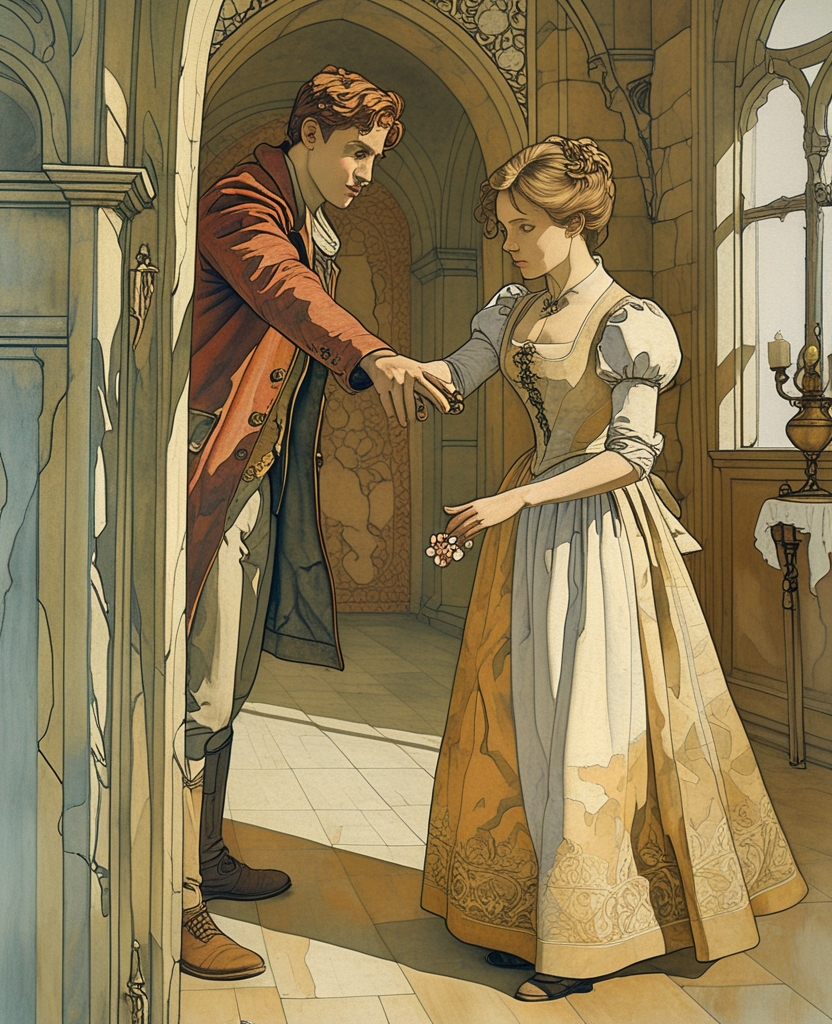 My body sprung up of its own volition, to hug her once again, but like a wounded sparrow, she quickly hopped away.