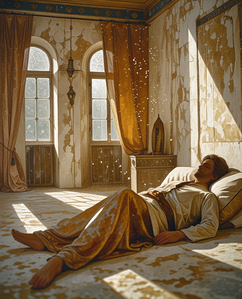 The light was as sweet and enticing as the sleep I thought would straightaway ease all my pains.
