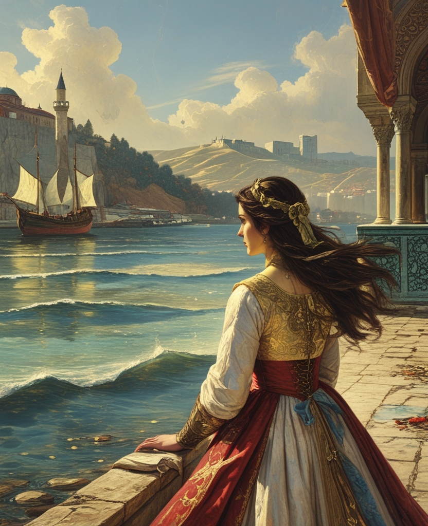 Meanwhile, amid blithe dreams of marriage that play ceaselessly before my eyes, I stare deep into the waters of the Bosphorus, flowing clearer than usual on this sunny winter morning, on guard for an ominous sign within its currents.
