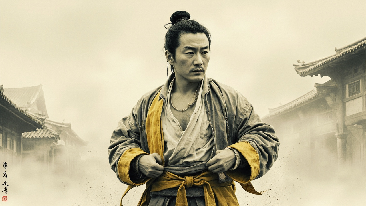 樊三脱掉褂子，紧紧腰带，清清嗓子，像即将登台比武的武师一样。