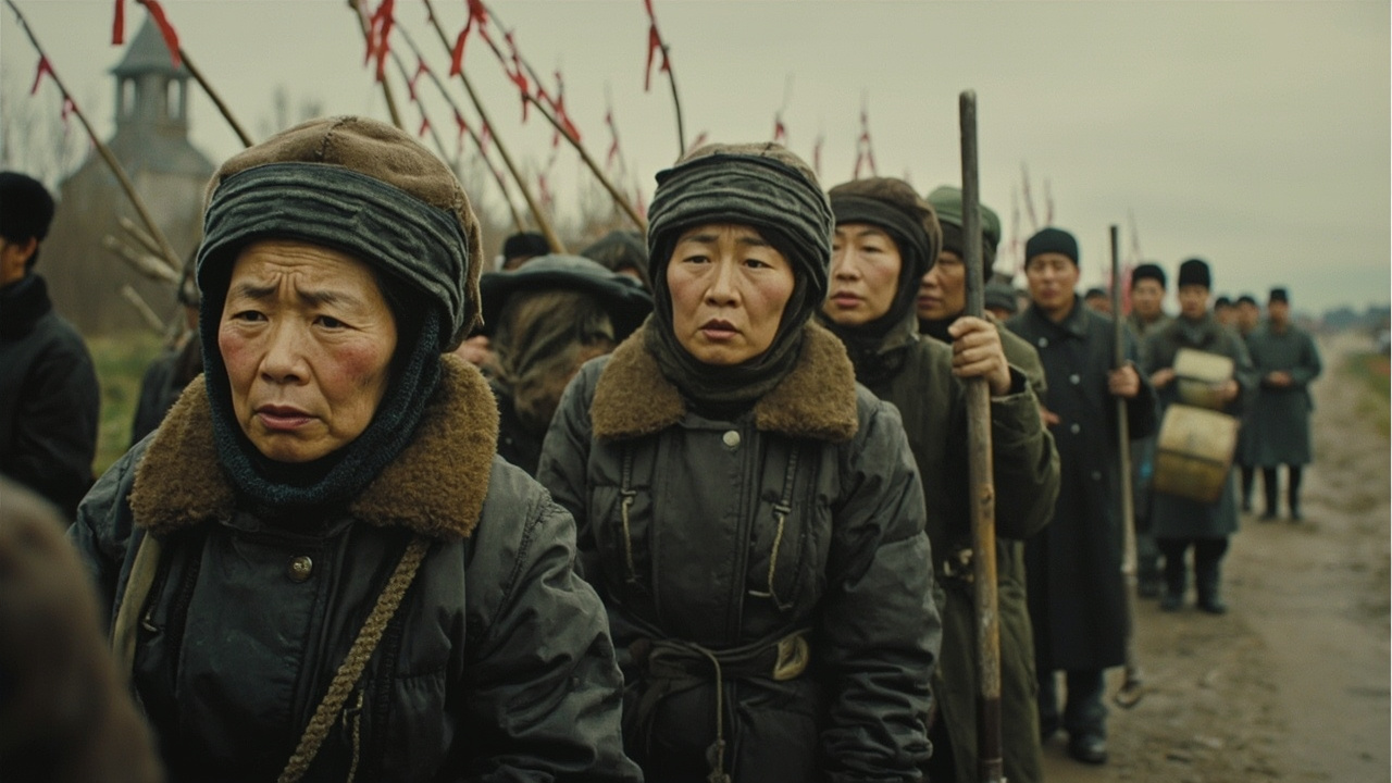 她们哭得都很不情愿似的,锣声的袅袅余音刚刚消逝,哭声也就停止。