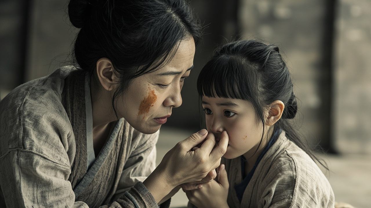 她们终于哭够了，母亲用手背擦去大姐脸上的泪，哀求道：“来弟，你答应娘、不跟那姓沙的来往。”