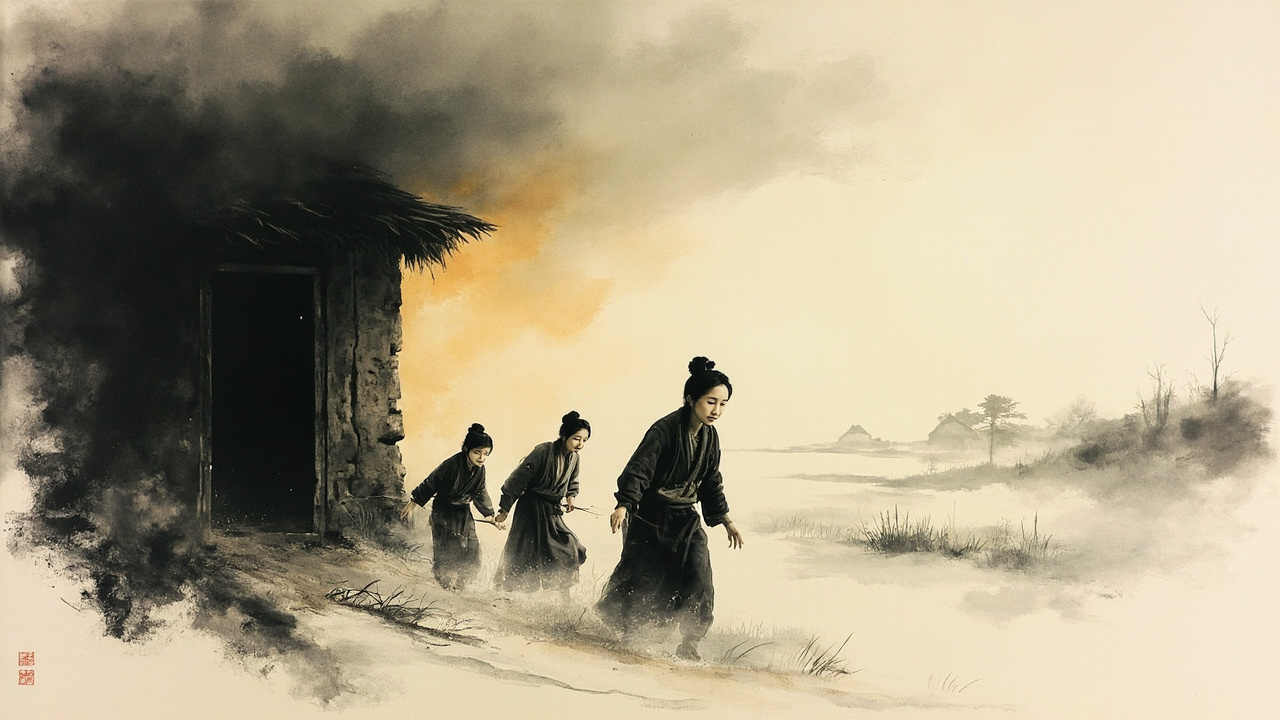 为了我跟那小混蛋的生命,母亲带着姐姐们,大胆地钻出了地窖,回到阳光普照的人间。