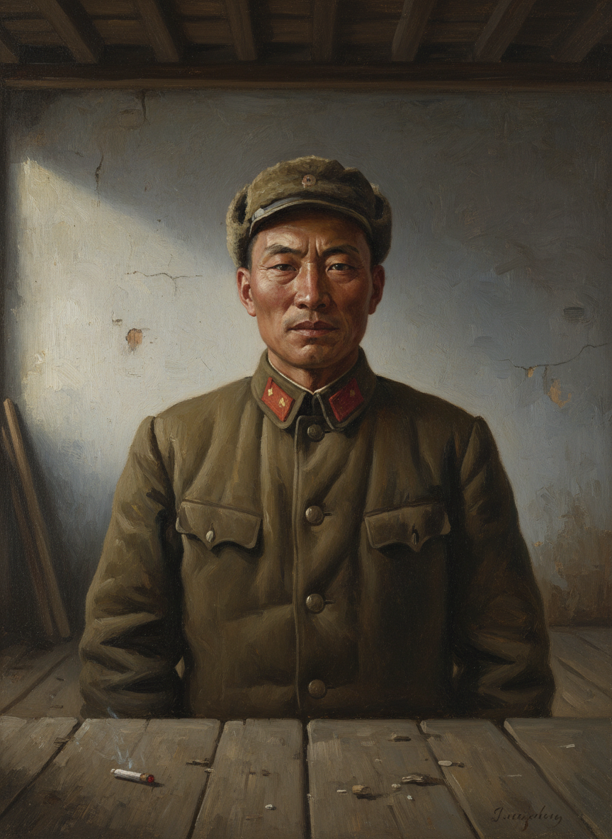 蒋政委脸上的微笑慢慢收缩到鼻子尖上,欻然一声消逝得无影无踪。