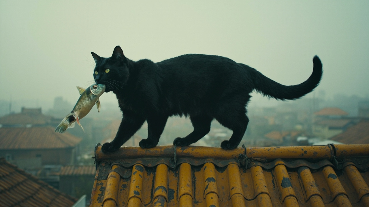 晨风从田野里刮来,像一匹水淋淋的黑猫,黑猫嘴里叼着银光闪闪的鲫鱼,在铁皮屋顶上冷傲地倘徉。