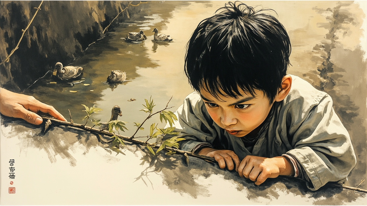 我贴着小路的倾斜的边缘,试图从他们身边绕过去,魏羊角伸出桑枝拦住我。“
