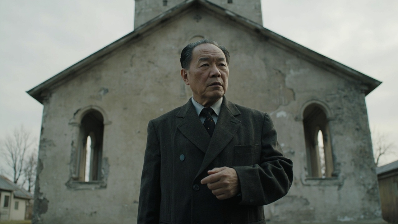 区长,一个脸上有半边痣的、五官端正的中年人,手压着屁股后边的匣枪木套子,非常严肃地说:“同学们,同志们,下边,我们请沙梁子村贫农老大娘郭马氏给我们报告她亲身的经历。