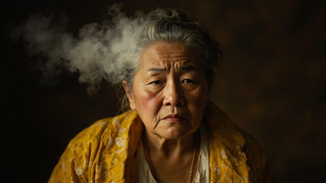 母亲肥胖的身体把那根新麻绳子坠得像钢丝一样紧,汗水最多最早地从她身上涌出,她的杂乱的头发里蒸发着雪白的雾气。