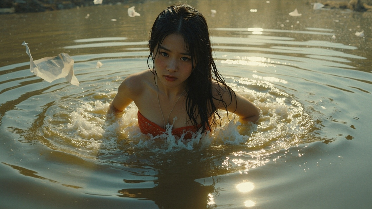 他看到破碎的娜塔莎在旋转中又圆满起来,像美人鱼一样、赤裸裸地蹿出水面,湿漉漉头发拖到臀部。