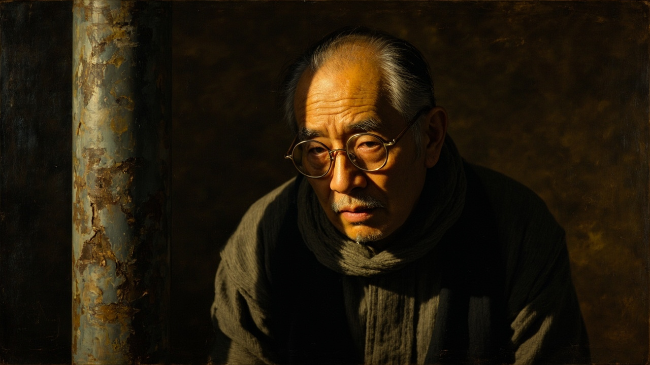 ““来了,”一个戴着近视眼镜、面容枯黄的中年人从拴马桩后闪出来,哈着腰说,“来啦。”