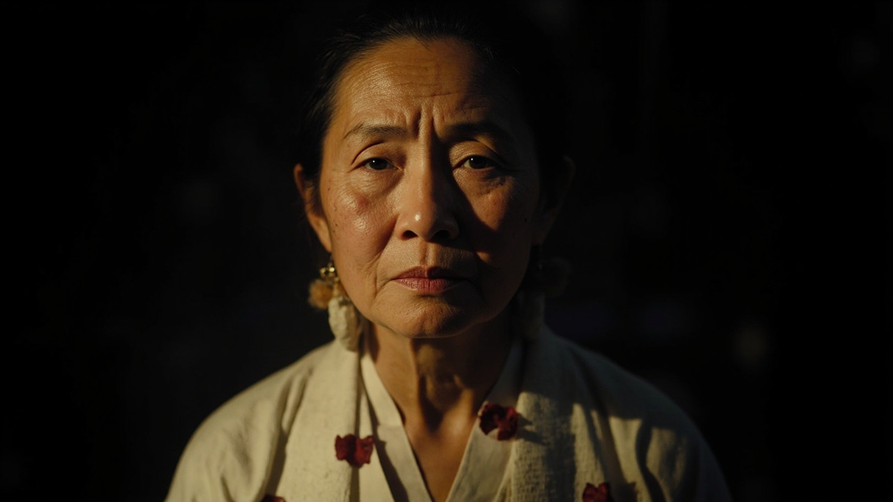 他说母亲偷红薯,母亲不服,这混蛋,竟扇了母亲两个耳光,连鼻子都打破了,血滴在胸襟上,就是这件白布褂子的胸襟上。