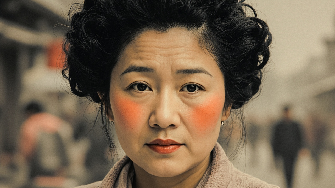 她气色很好,红扑扑的脸上泛着油光,头发烫成了无数个小卷,像他放牧过的澳洲良种绵羊肥耷耷的尾巴。