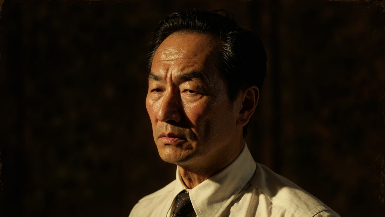 他抻了抻被衬衫的硬领和领带弄得很不舒服的脖子,脸上布满细密的汗珠。