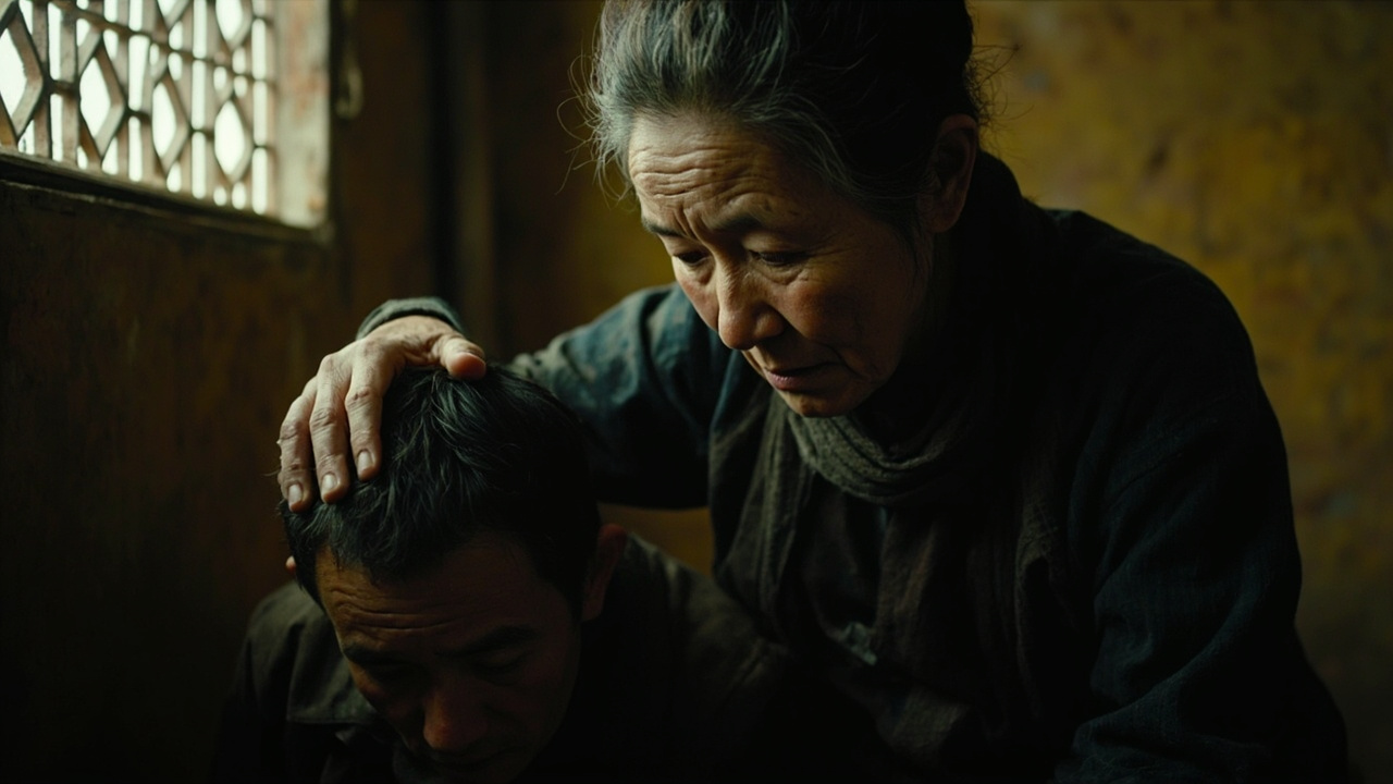 母亲的手,在司马粮的脑袋上摸索着,她说:“是我的粮儿,人呐,千变万变.