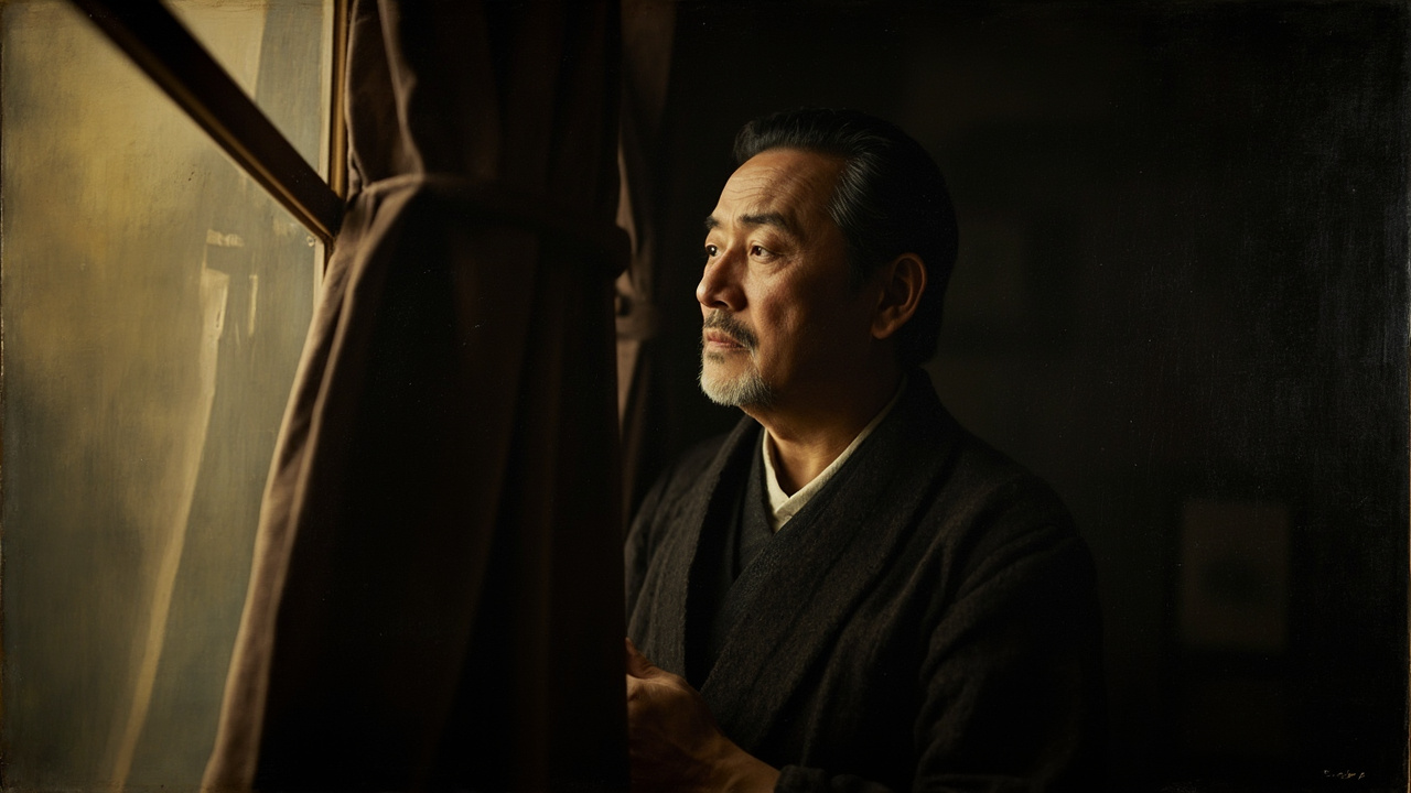 他插上门,拉上厚窗帘,把桂花大楼美丽的灯光挡住,把清冷诱人的春雨之夜挡住。