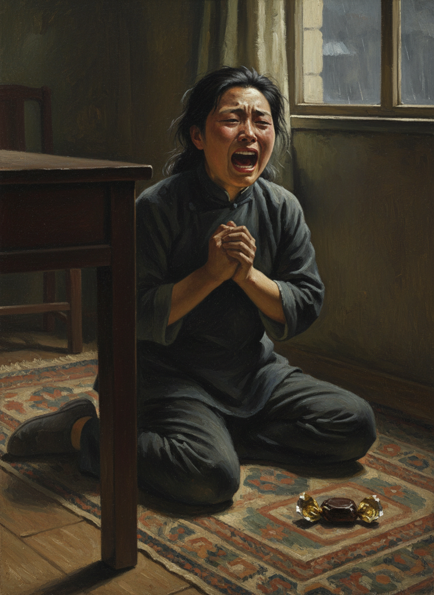 哭得那么响,哭得那么亮,在这宁静的雨夜里,偶尔才有一辆夜猫子汽车驶过,然后是更加的宁静,她的哭声那么响亮,显然是要让全市人民群众都听到。