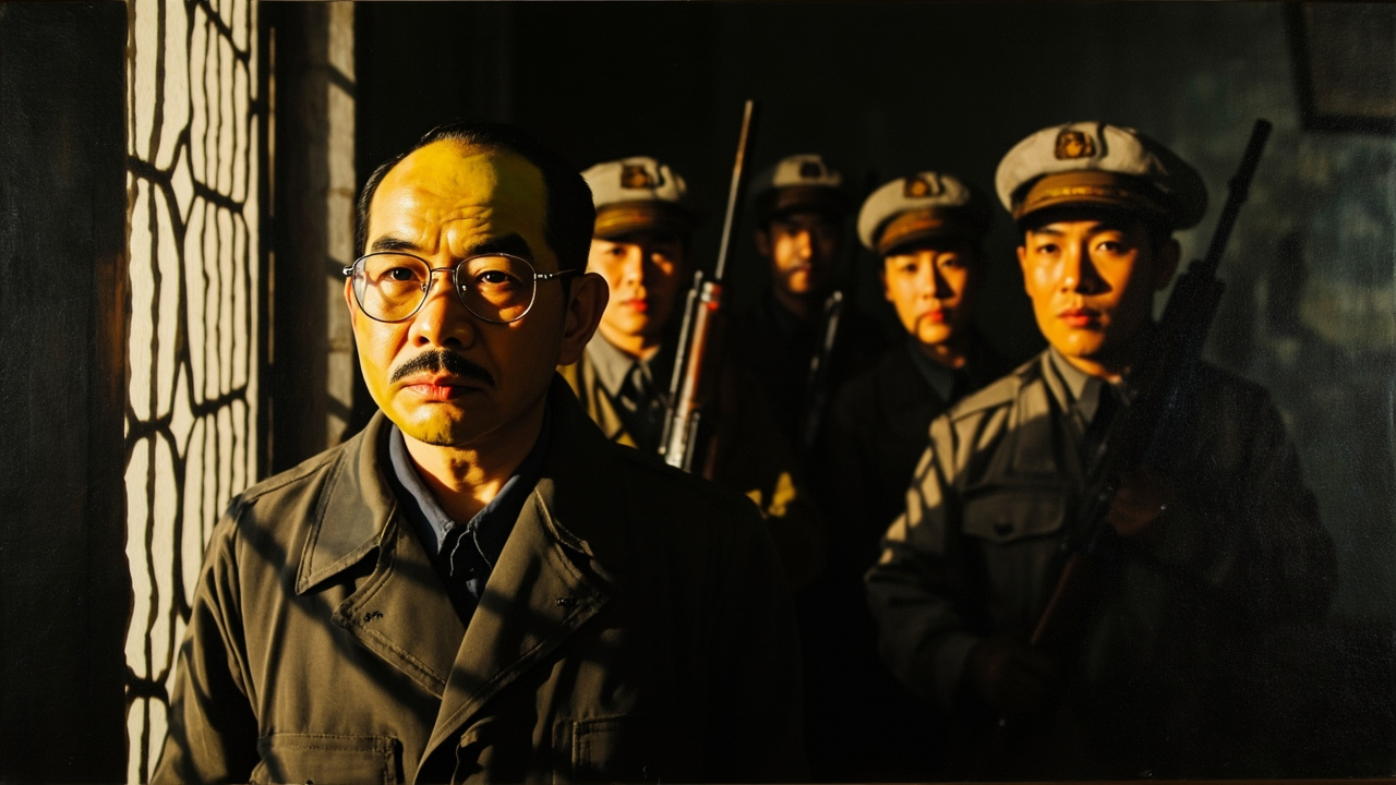 戴着眼镜、额头光秃发黄像扇瓢、尖嘴猴腮的公社党委宣传委员羊解放率领着四个大背着半自动步枪的民兵撞响了我家的大门。