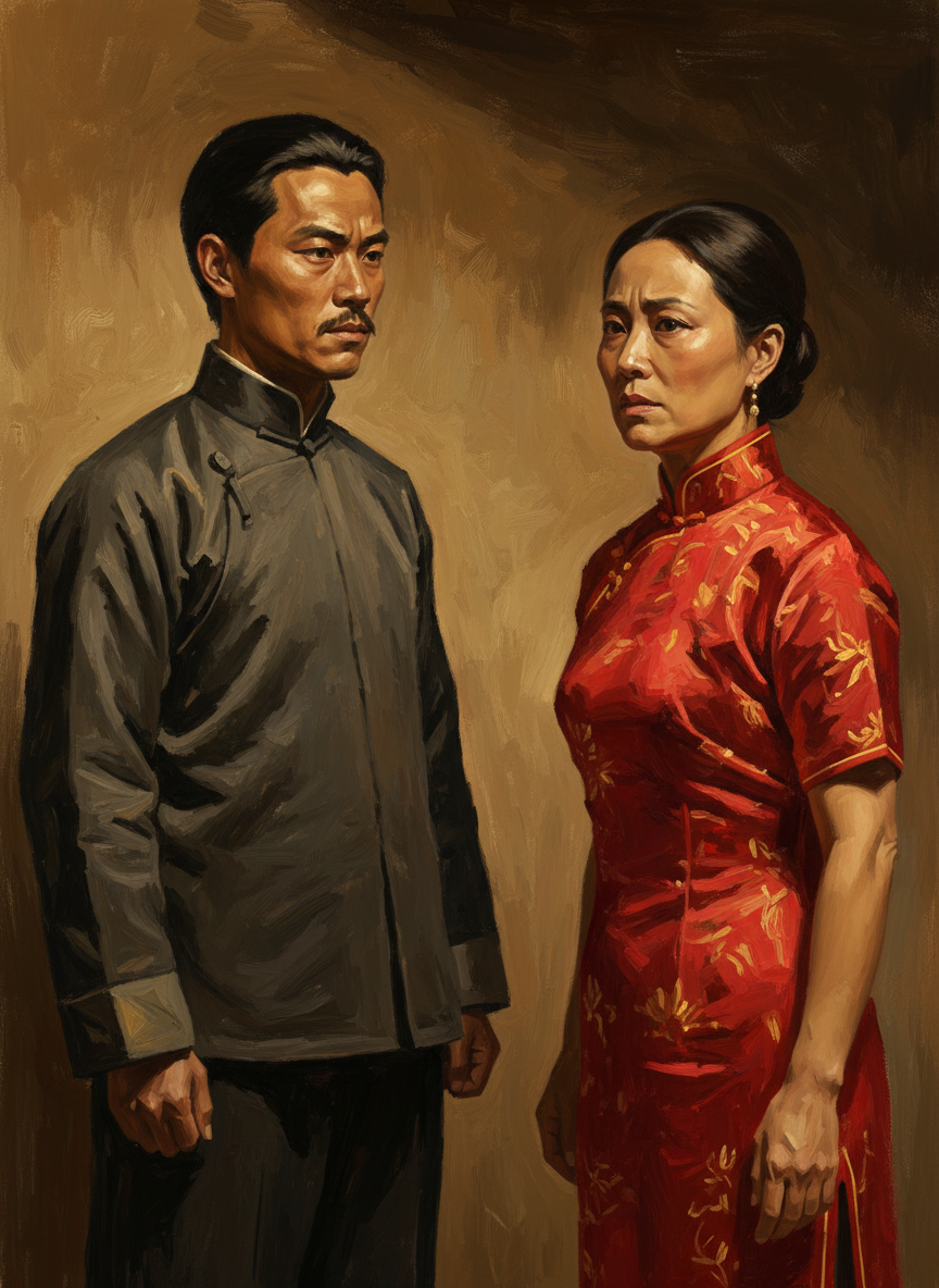 幸亏公社党委胡书记是个立场坚定的老革命,他攥着拳头冲到展台前,对准四姐的胸脯捅了一拳。