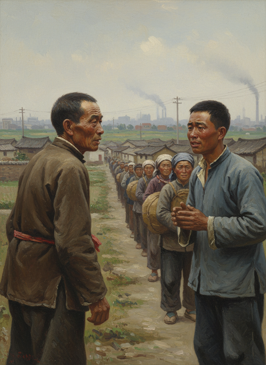 上官金童嗓子发哽，双眼热辣辣地望着歪头张古老浑朴的脸，用力地点着头。