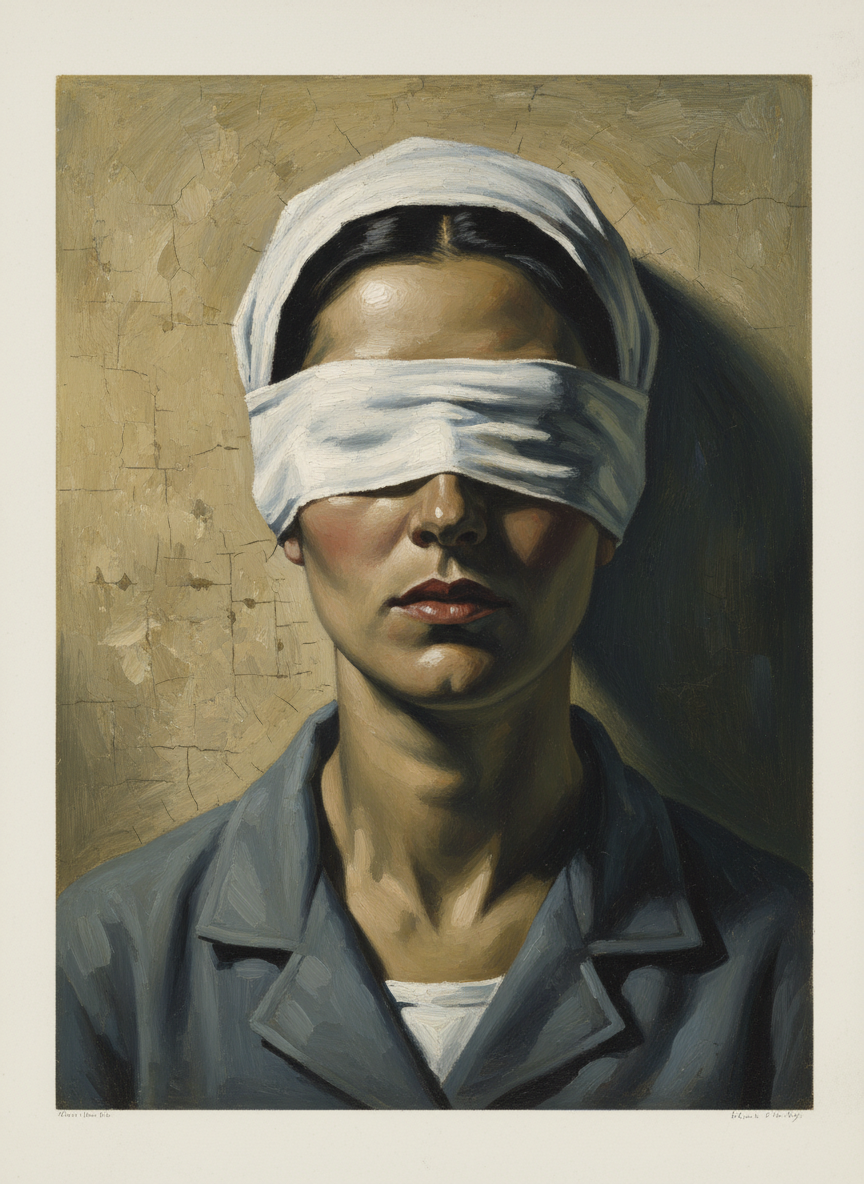 “ C'est un chancre qu'elle a. ” Comme je ne comprenais pas, j'ai regardé l'infirmière et j'ai vu qu'elle portait sous les yeux un bandeau qui faisait le tour de la tête.
