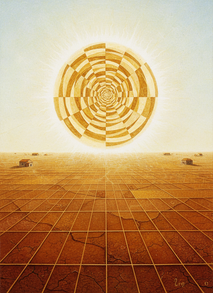 Aujourd'hui, le soleil débordant qui faisait tressaillir le paysage le rendait inhumain et déprimant.