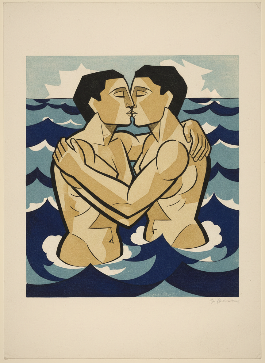 Sa langue rafraîchissait mes lèvres et nous nous sommes roulés dans les vagues pendant un moment.