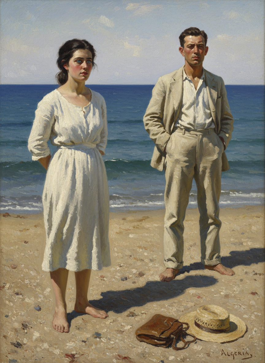 Quand nous nous sommes rhabillés sur la plage, Marie me regardait avec des yeux brillants.
