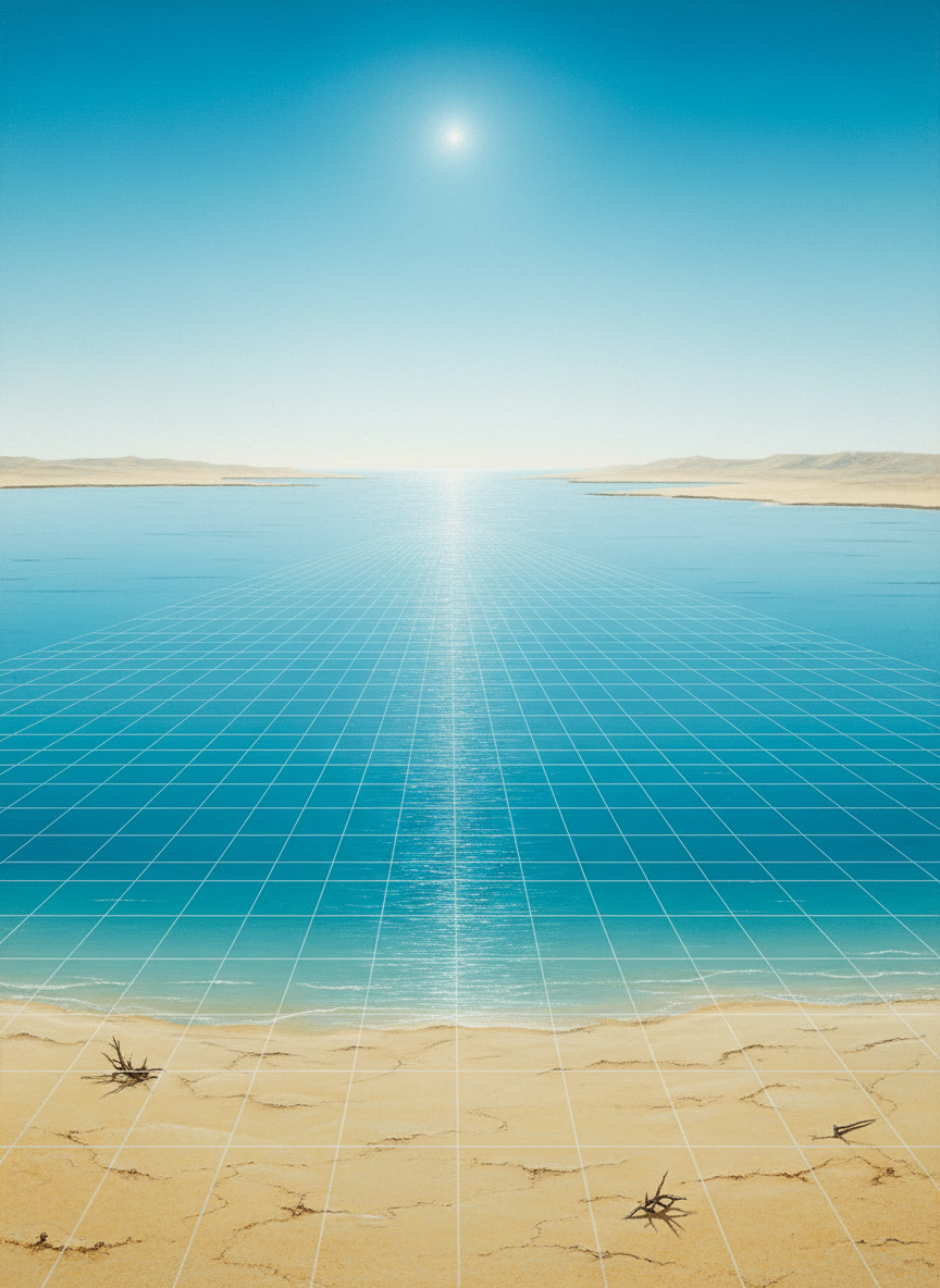 Le soleil tombait presque d'aplomb sur le sable et son éclat sur la mer était insoutenable.