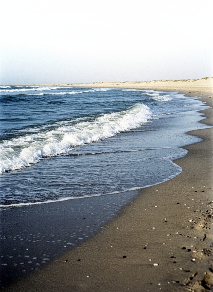 Sur le sable, la mer haletait de toute la respiration rapide et étouffée de ses petites vagues.
