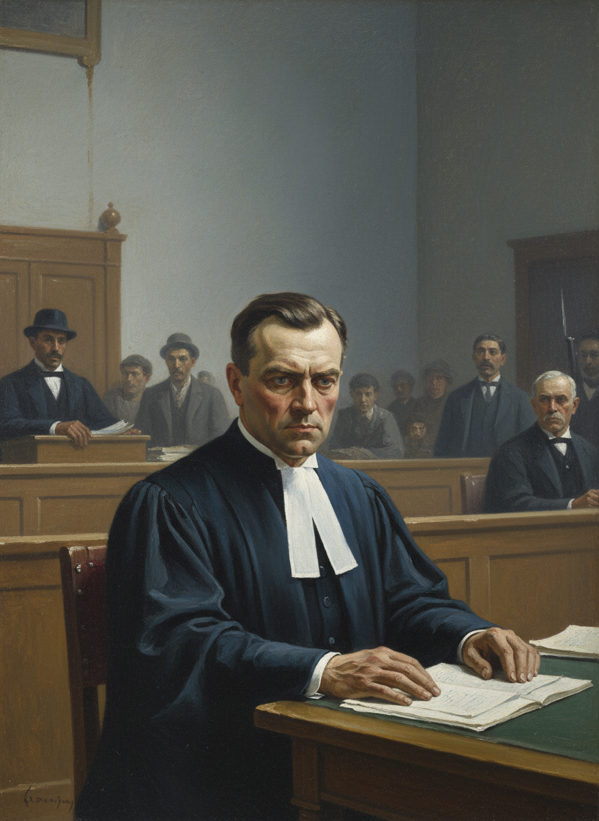 L'avocat général m'a regardé avec une lueur ironique dans les yeux.