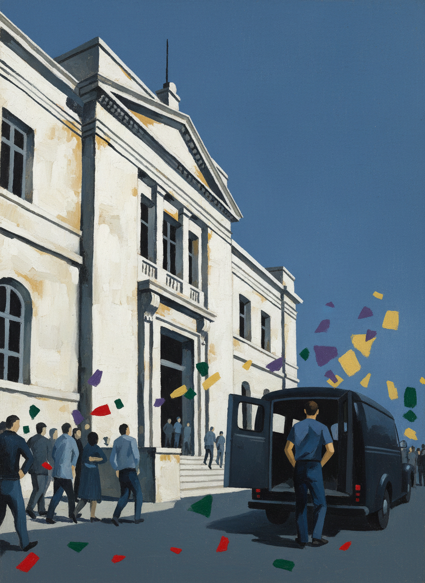 L'audience a été levée. En sortant du palais de justice pour monter dans la voiture, j'ai reconnu un court instant l'odeur et la couleur du soir d'été.