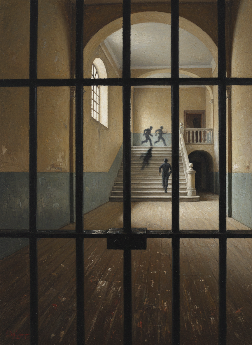 ” Des portes ont claqué. Des gens couraient dans des escaliers dont je ne savais pas s'ils étaient proches ou éloignés.