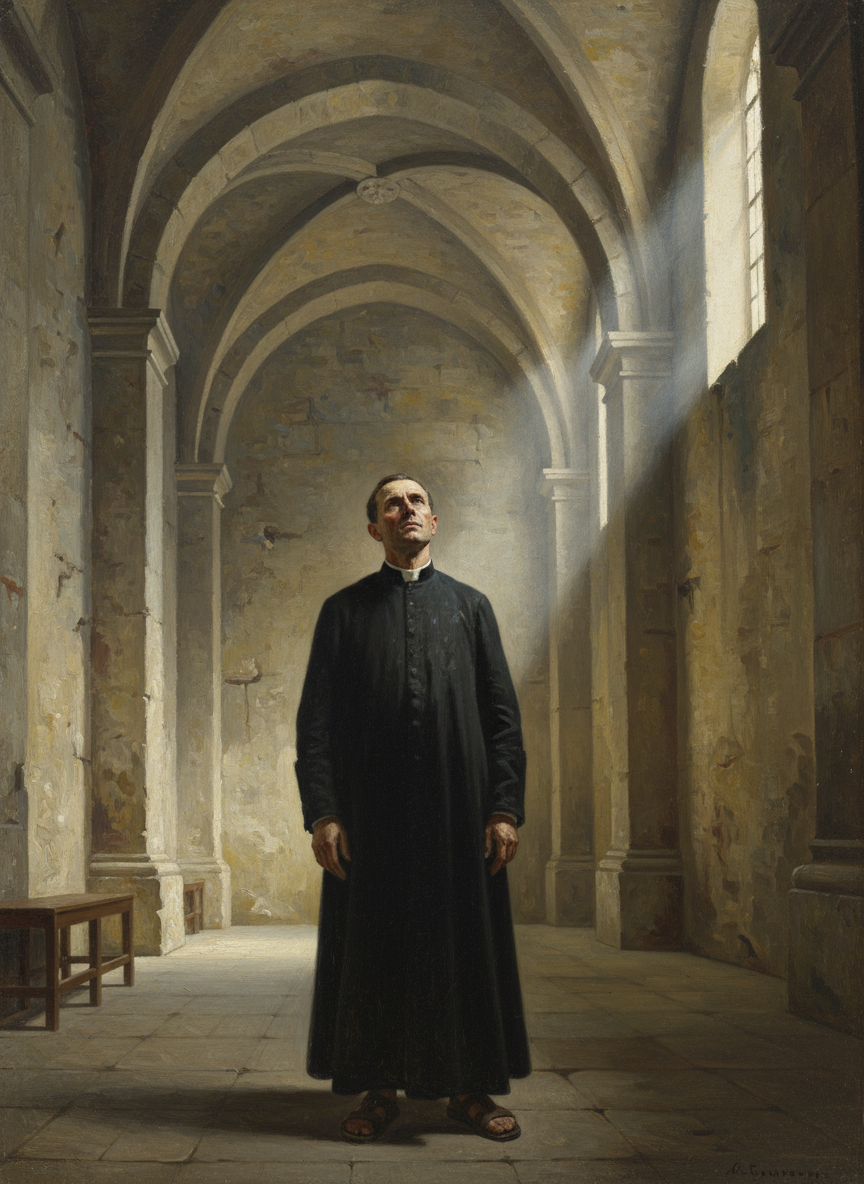 Le prêtre a regardé tout autour de lui et il a répondu d'une voix que j'ai trouvée soudain très lasse : “ Toutes ces pierres suent la douleur, je le sais.