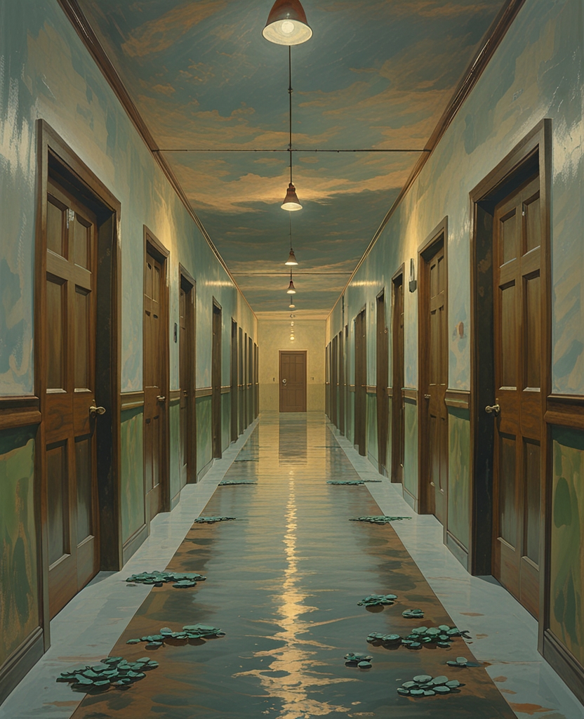 There was the musty, dull reek of old varnished wood in the dorms, and the night sounds in the alcoves—loud gastric explosions and a special squeaking of bed springs, accentuated for effect—and the bell in the hallway, in the hollow of one’s headache, at 6:45 A.M.