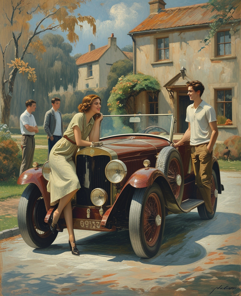 But they stayed invisible; they would have been hideously bored in this out-of-the-way place, had not Olga’s admirer, a college boy whose surname nobody seemed to know, arrived from Boston for the weekend in a spectacular car, and had not Igor found a congenial companion in Nina, the Bolotov girl, a handsome slattern with Egyptian eyes and brown limbs, who went to a dancing school in New York.