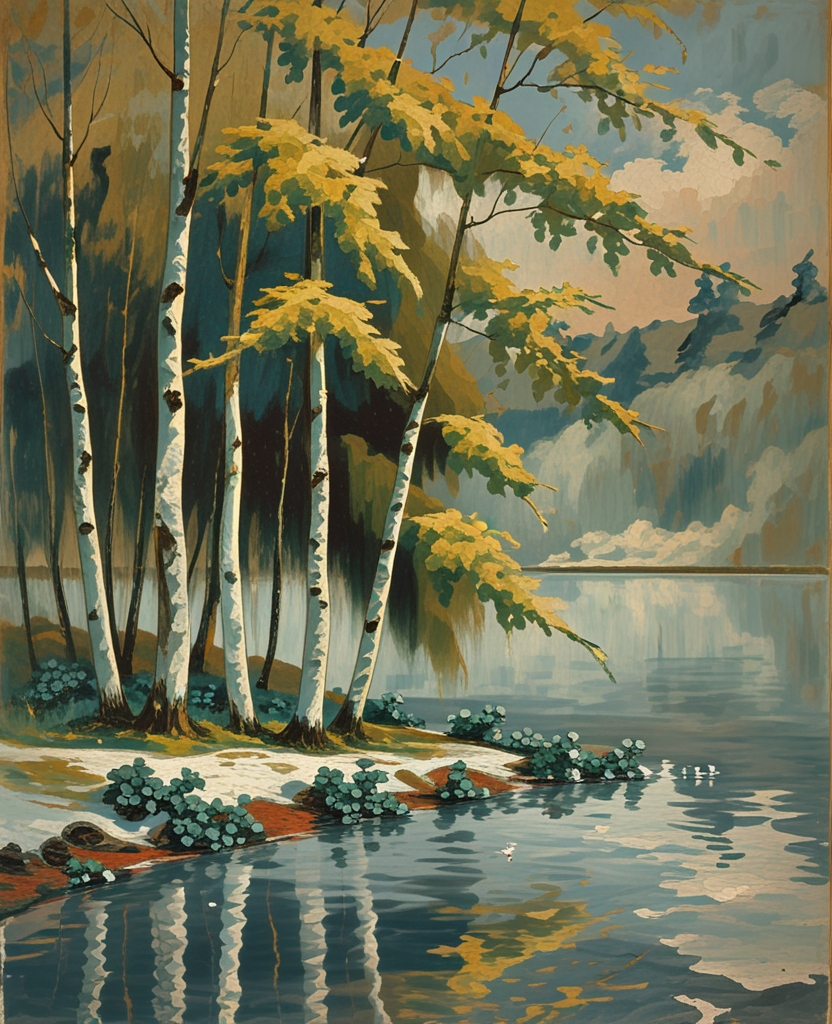Its birches and bilberries deceived her into placing mentally Lake Onkwedo, not on the parallel of, say, Lake Ohrida in the Balkans, where it belonged, but on that of Lake Onega in northern Russia, where she had spent her first fifteen summers, before fleeing from the Bolsheviks to western Europe, with her aunt Lidia Vinogradov, the well-known feminist and social worker.
