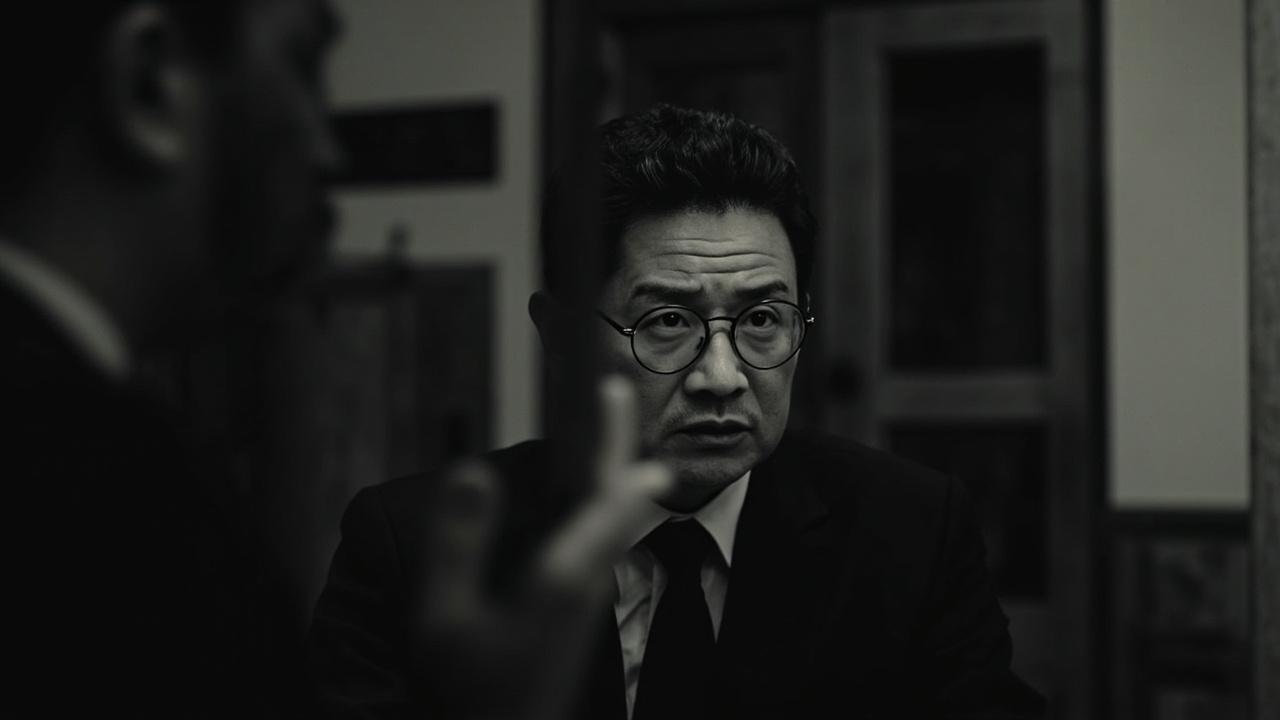 这时，检察官第一次警觉地观察了一下周围的情况，然后压低声音问道：“说实话，南乡先生，您真认为树原亮是被冤枉的吗？”