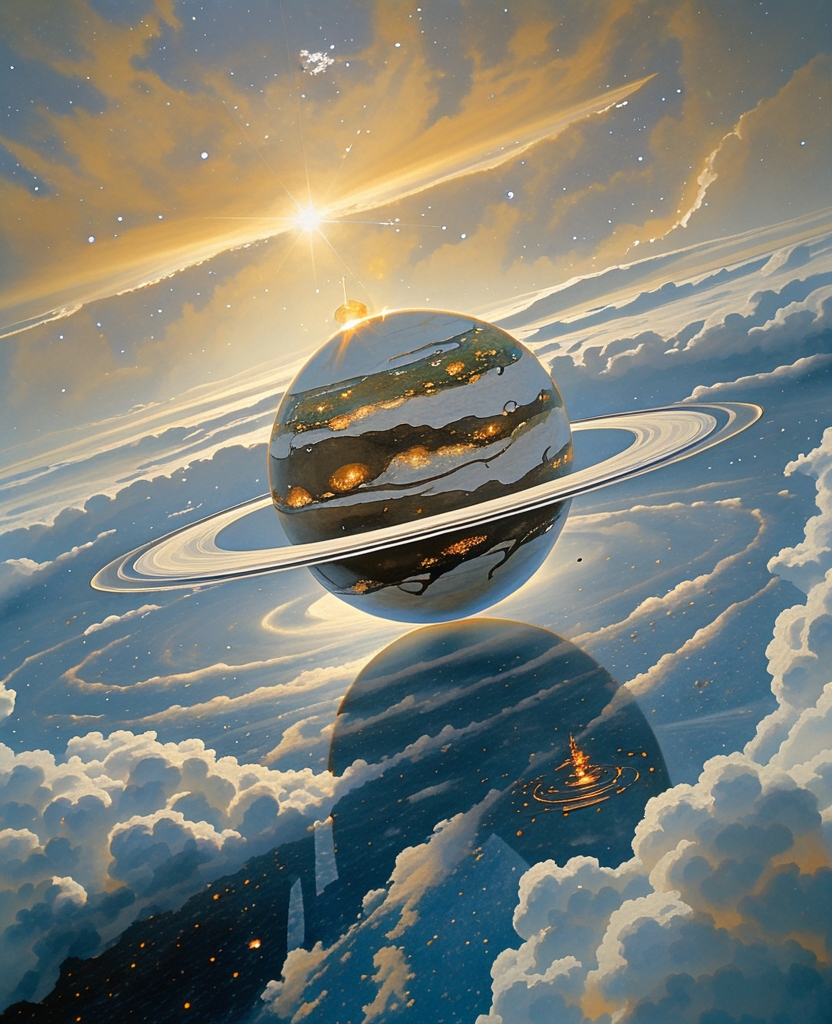 一片单调的黑暗混沌又一次填满了屏幕——行星在他们下面转动着。