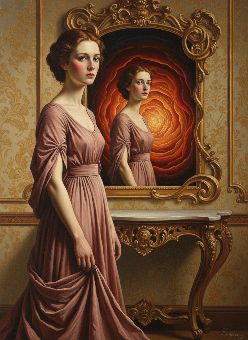 Yet she was young; at times like this, staring at herself in the ashes-of-roses dress, she wanted to feel, wanted emotion to blow over her like a strong hot wind.