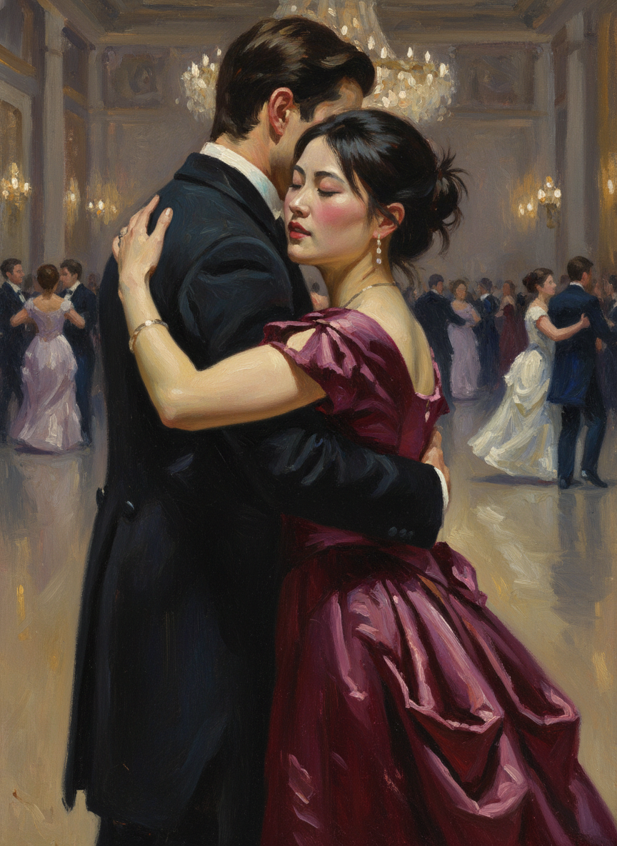 Yet though this was quite different, it was exciting; her pulse rate had gone up, and she knew he sensed it by the way he turned her suddenly, gripped her more closely, put his cheek on her hair.