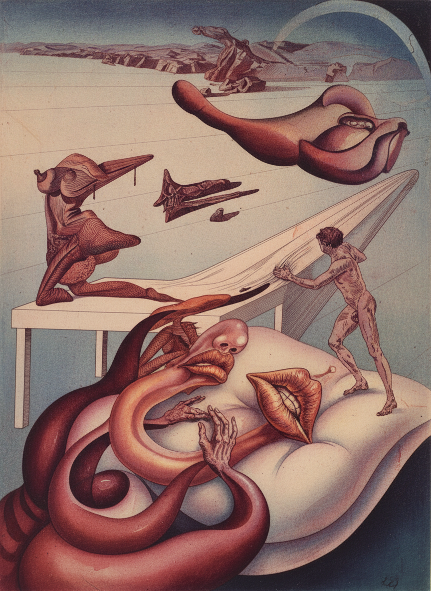 His tongue lingered for a dazed minute, then his hands clutched in agonized pleasure on her back and he sucked, nipped, kissed, sucked….