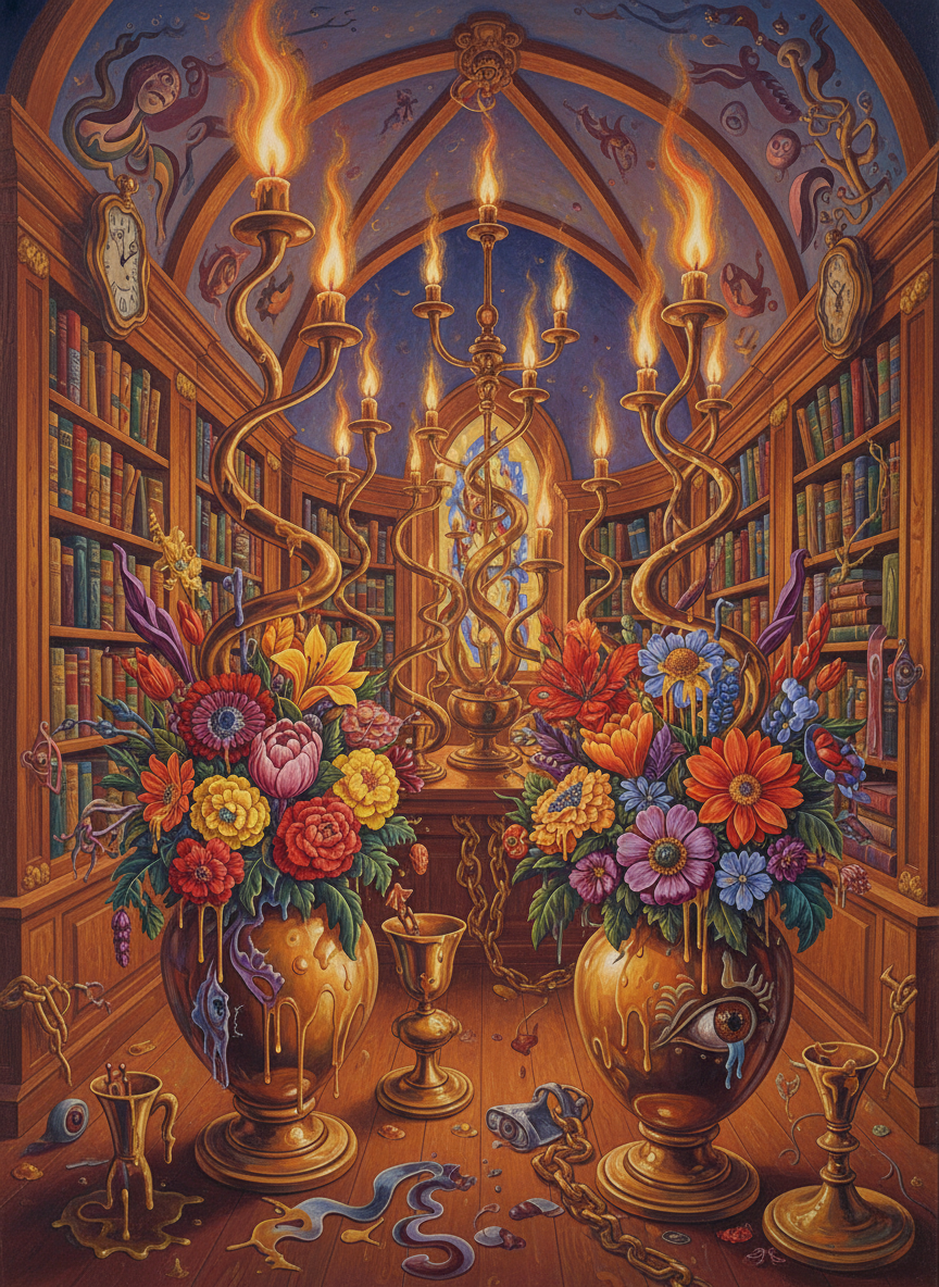 Partial Church sanction left Meggie feeling she was sinning, but not badly enough to go to Hell, and ancient Annie the presbytery housekeeper did her best to make Father Watty’s study as churchlike as possible, with great vases of flowers and many brass candlesticks.