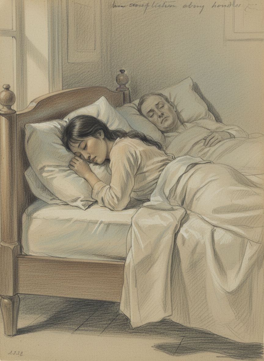 Exhausted, so sore moving was agony, Meggie inched herself over onto her side with her back to Luke, and wept into the pillow.