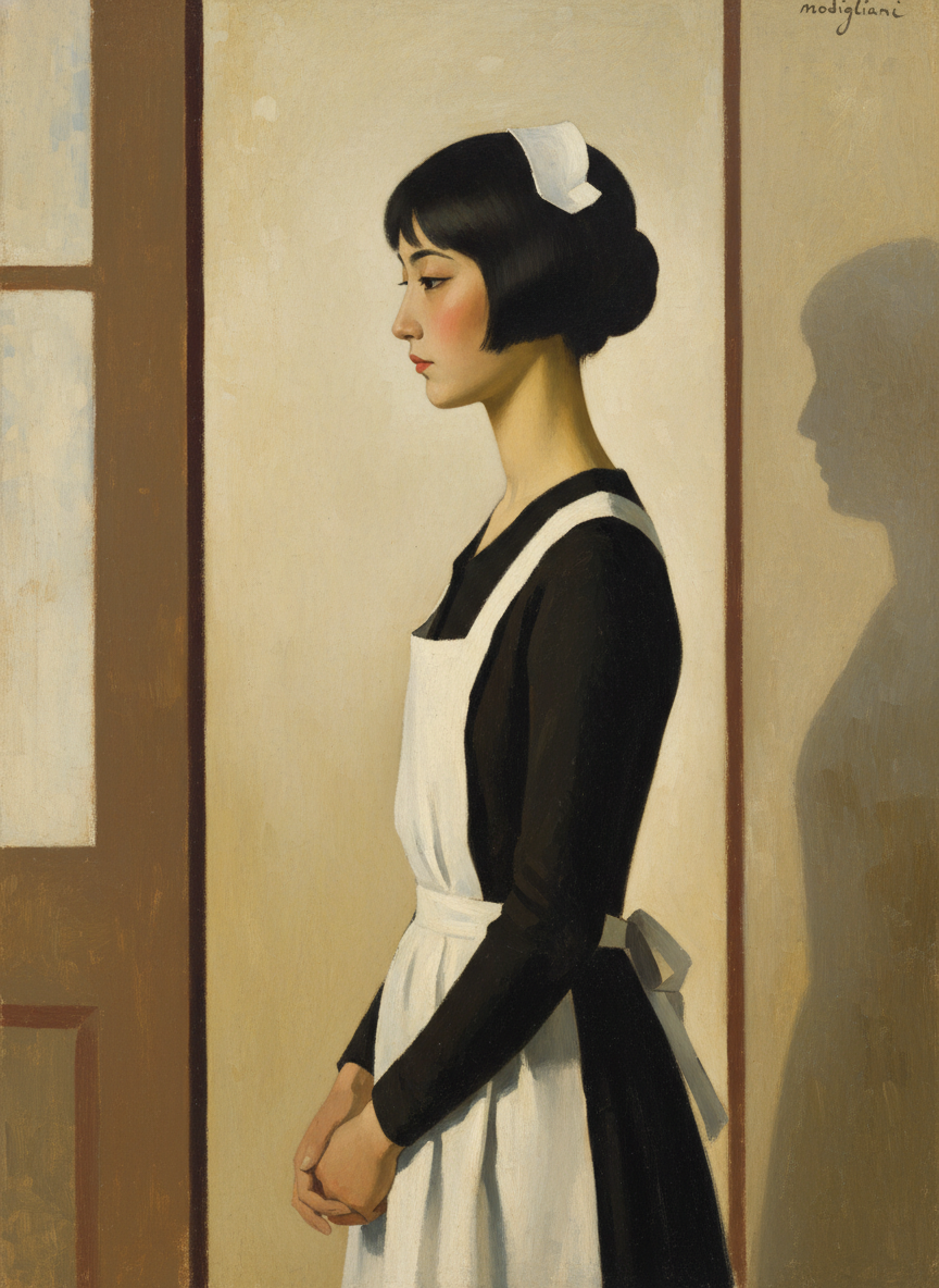 You’re going to work as a housemaid on Himmelhoch, Ludwig Mueller’s place.