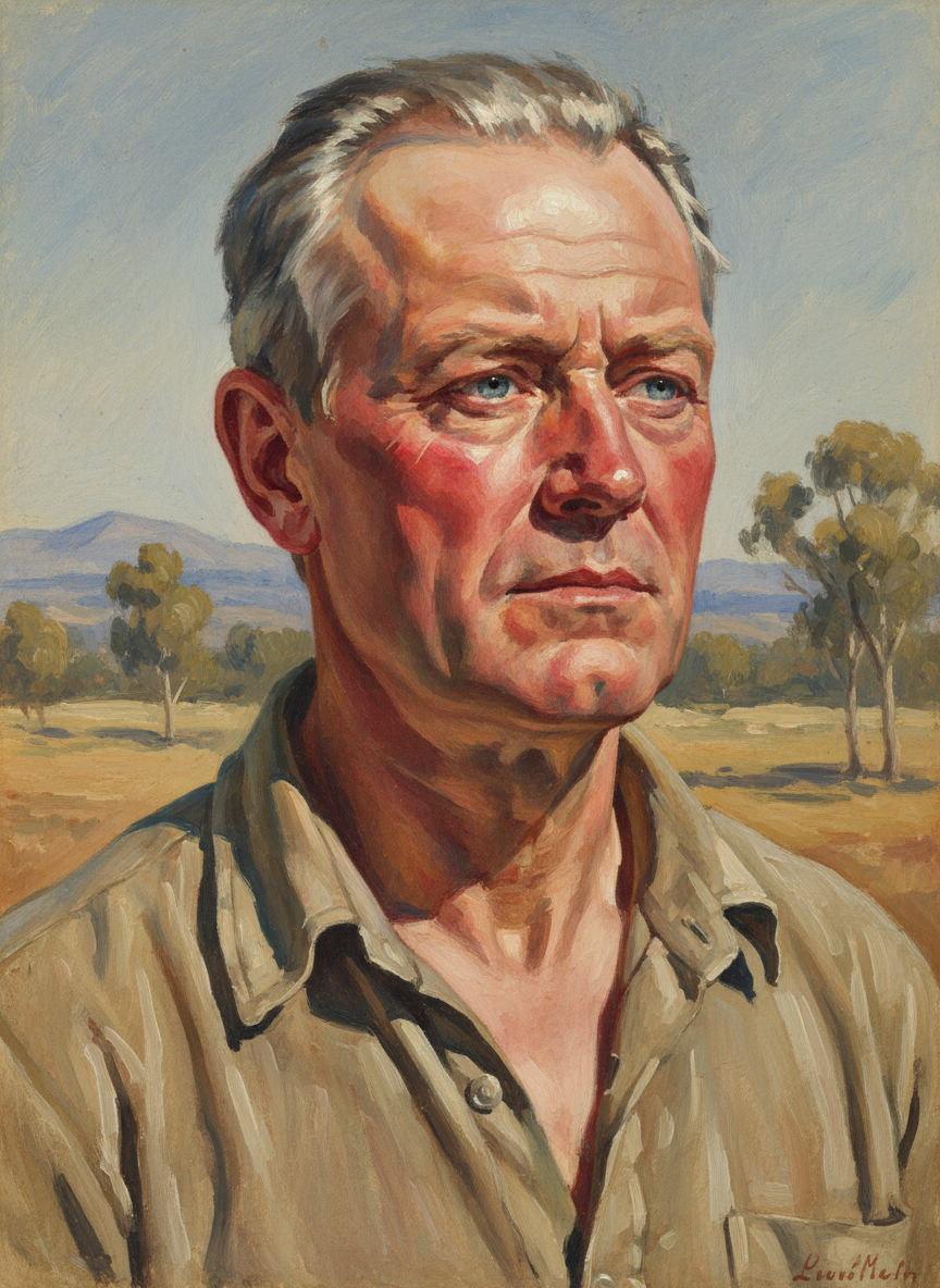 Ludwig Mueller was Australian-born, but his German heritage was clearly on him: the beefy red complexion not able to cope with beer and sun combined, the square grey head, the pale-blue Baltic eyes.