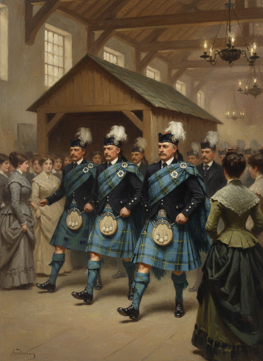 Sure enough, every man arriving at the shed wore a kilt; as they went in and she looked around, Meggie understood how drab a peahen must feel when dazzled by the vivid gorgeousness of her mate.